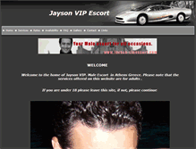 Tablet Screenshot of jayson-vipescort.com